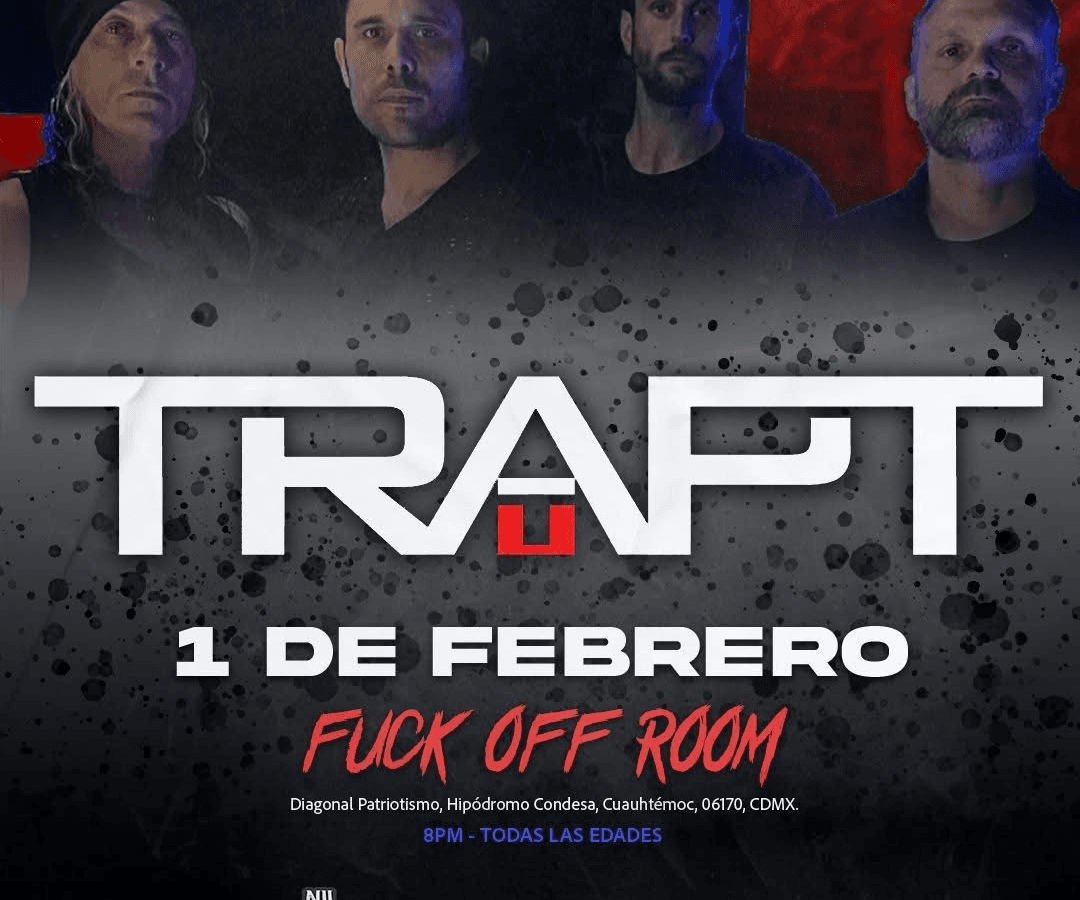 TRAPT llega a Fuck Off Room CDMX