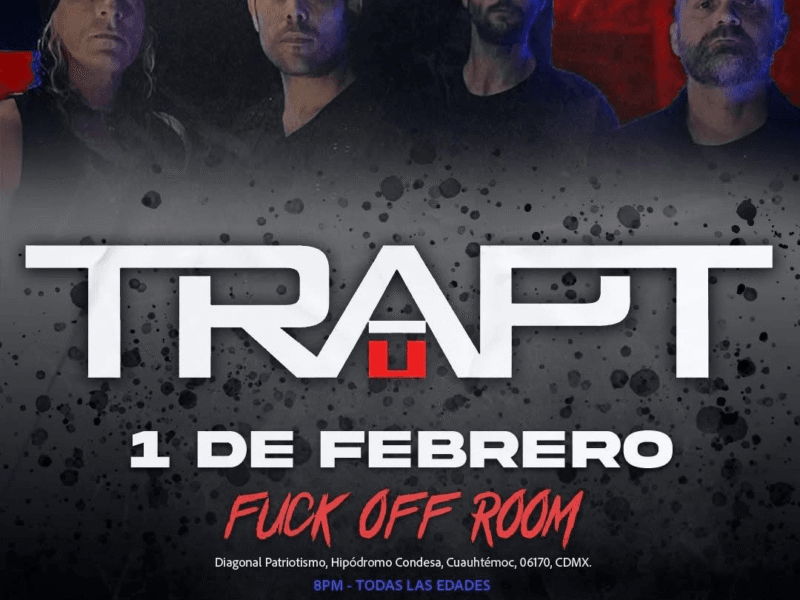 TRAPT llega a Fuck Off Room CDMX