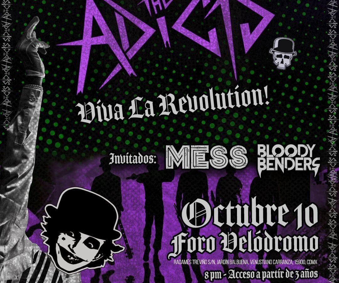 THE ADICTS se despiden de México con un último show histórico
