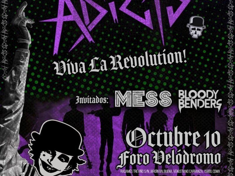 THE ADICTS se despiden de México con un último show histórico