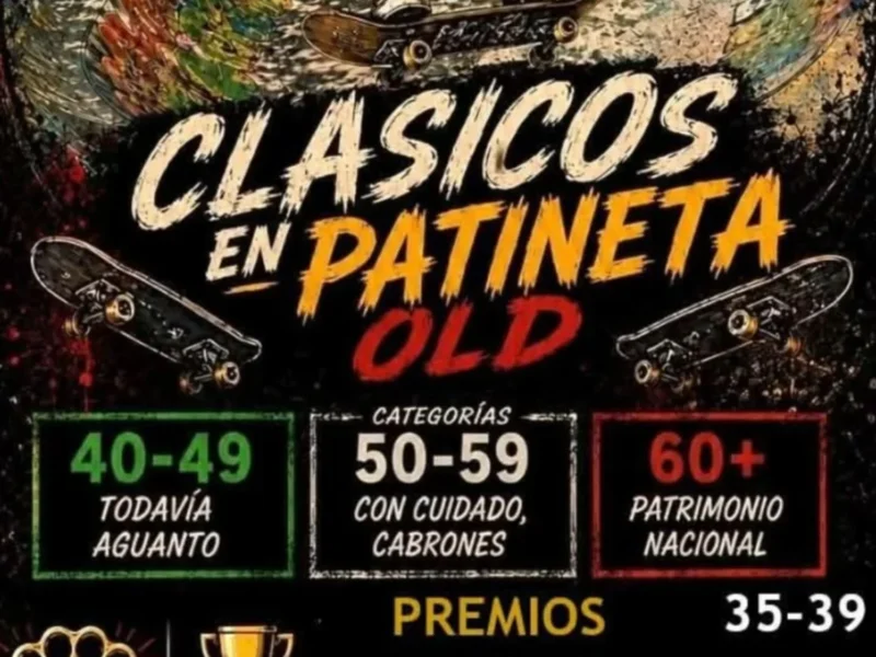 Clásicos en patineta: competencia old school en Azcapotzalco